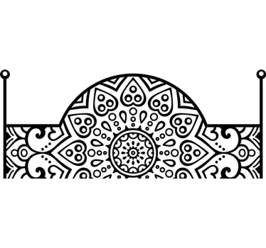 Arabialainen makuuhuoneen sängynpäätytarra - Tenstickers