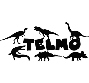 Dinosaurukset nimellä Eläinsenätarrat - Tenstickers