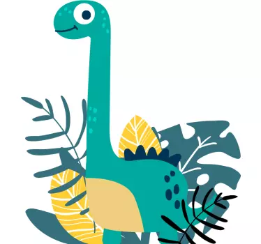 Dinosaurus puistossa dinosaurus tarra - Tenstickers