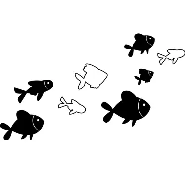 Kalat seinällä Kalatarrat - Tenstickers