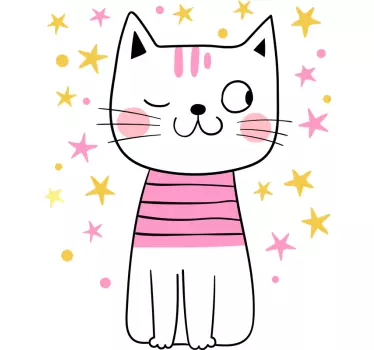 Suloiset kissakuvitukset ja koirakuvitukset - Tenstickers