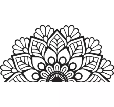 Mandala-pääty sänkypäätytarra - Tenstickers