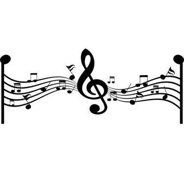 Diskanttiavain klassinen musiikkitarra - Tenstickers