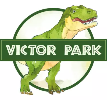 Räätälöity dinosaurusmerkki Dinosaurustarra - Tenstickers