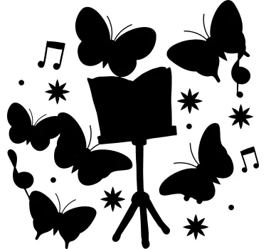 Perhonen nuotit musikaalitarrat - Tenstickers