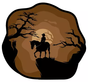 Hevosia metsässä Eläintarrat - Tenstickers