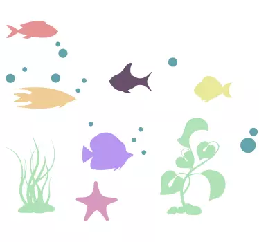 Kalatarra vedenalainen elämän kohtaus - Tenstickers