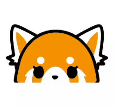 Kurkku anime-kettu Ikkunatarra - Tenstickers
