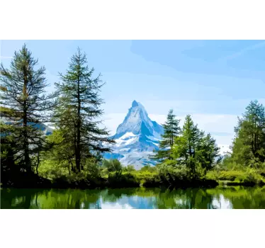 Matterhorn vuori lunta luontotarra - Tenstickers