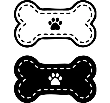 Tassunjälkiluut tarra lemmikki - Tenstickers