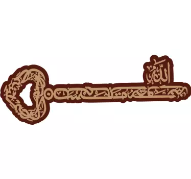 Arabialainen kaunokirjoitusavain bismillah Arabitarra - Tenstickers
