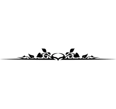 Holly leaf -pääty kasvitarra - Tenstickers