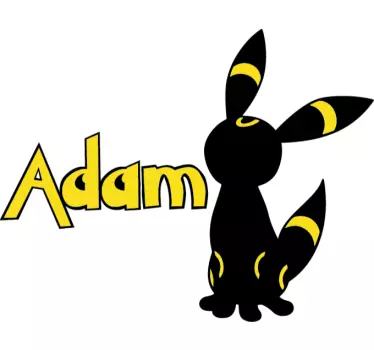 Anime pokemon kuvitus seinätarra - Tenstickers