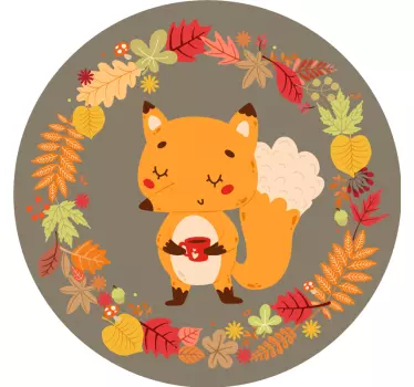 Lemmikkitarra viehättävä kettuveistos - Tenstickers