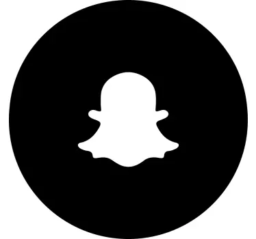 Snapchat-logo Ikkunatarra - Tenstickers