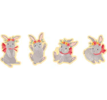 Pupu kokoelma Ikkunatarra - Tenstickers