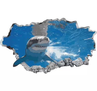 Hain kulkeva seinä Kalatarrat - Tenstickers