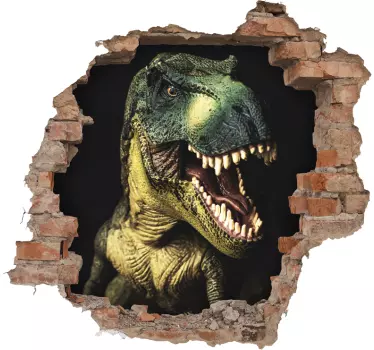 Linssimäinen 3d Dinosaurustarra - Tenstickers