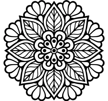 Arabialainen kukka runko perinteinen muotoilu Arabitarra - Tenstickers