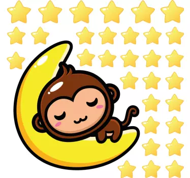 Apina kuussa vauvatarrat - Tenstickers