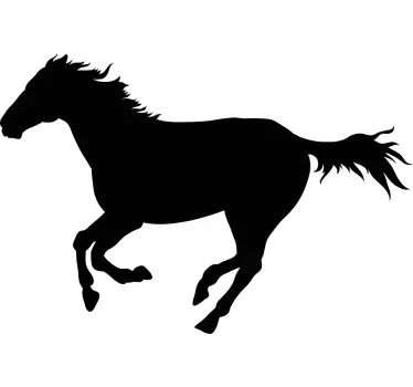 Laukkaava hevonen Seinätarrat - Tenstickers