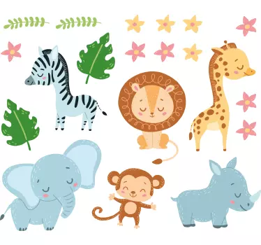 Suloiset eläinkuvat eläintarra - Tenstickers