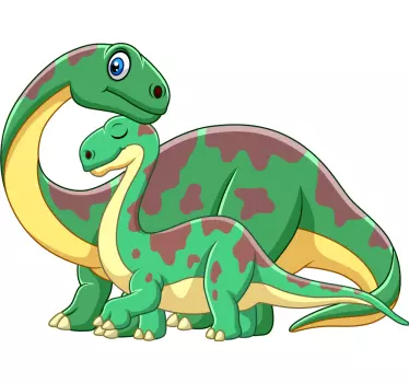 äiti dinosaurus vauvansa kanssa Ovitarrat - Tenstickers