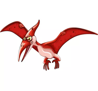Dinosaurus siivillä seinätarra lastenhuone - Tenstickers