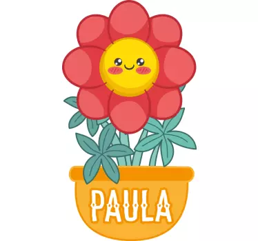 Iloiset kukat seinätarra lastenhuone - Tenstickers