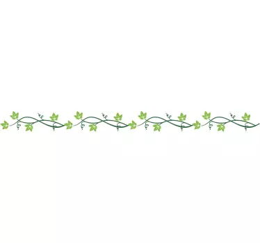 Vihreä muratti reunaseinämä - Tenstickers