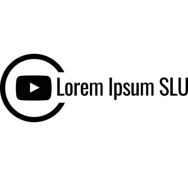 Youtube -tarra muokattavissa Ikkunatarra - Tenstickers