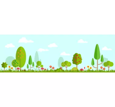 Metsälapset -tarra - Tenstickers