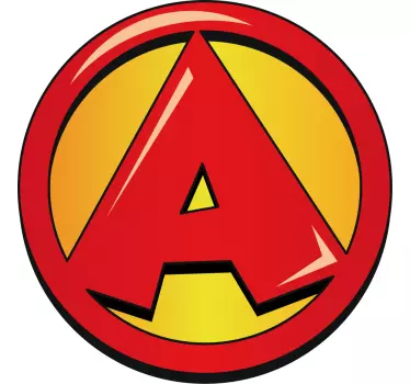 Super alkukirjain supersankaritarrat - Tenstickers