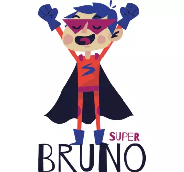 Superpoika persoonallinen supersankaritarrat - Tenstickers