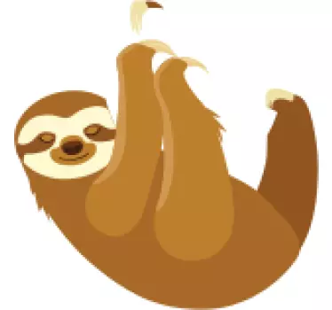 Laiskiainen macbook Villieläintarrat - Tenstickers