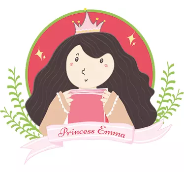 Henkilökohtainen prinsessa seinätarra - Tenstickers