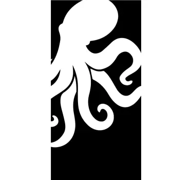 Mustekala Suihku väliseinätarra - Tenstickers