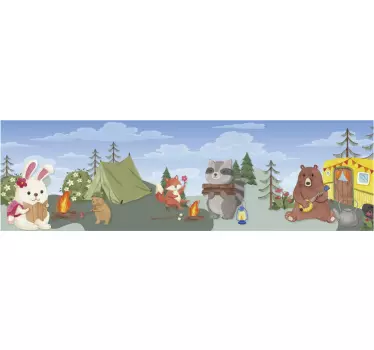 Eläinten leiri yksi eläintarra - Tenstickers