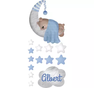 Lasten sisustustarra uninen taivas - Tenstickers
