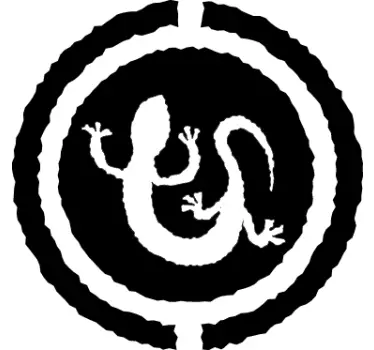 Afrikkalainen gecko valokuvatapettitarra - Tenstickers