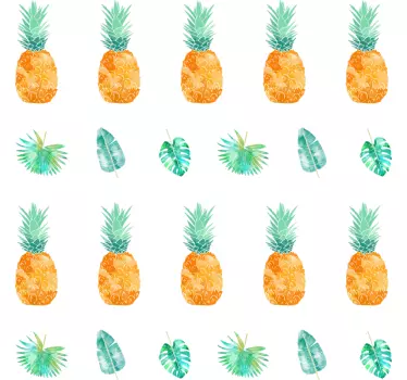 Ananasaiheinen seinätarra - Tenstickers