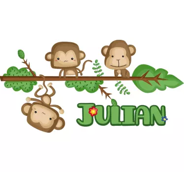 Apinat, joilla on nimi eläinseinä - Tenstickers