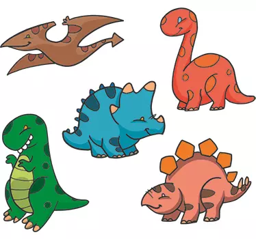 Dinosaurukset Sisustustarra - Tenstickers