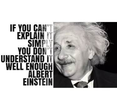 Einstein suositut sanonnat tekstitarra - Tenstickers