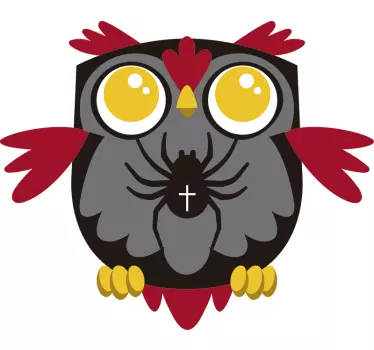 Hämähäkki seinätaiteen tyyli - Tenstickers
