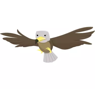Harrier lintulasten tarroja - Tenstickers