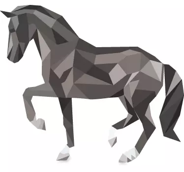Hevonen hämähäkki tarra eläinten seinä tarra - Tenstickers
