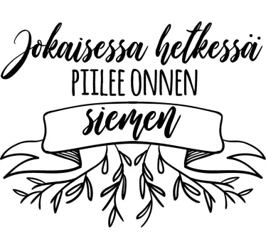 Jokainen hetki laskee tekstitarraa - Tenstickers