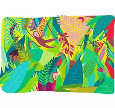 Jungle book Sisustustarra - Tenstickers