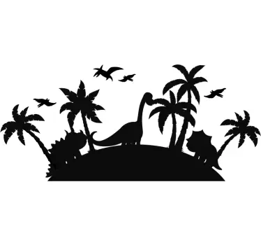Jurassic parc home wall tarra - Tenstickers